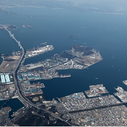 【坂出港】航空写真