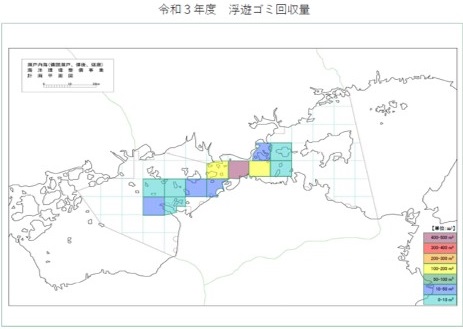 美讃によるゴミ回収データ