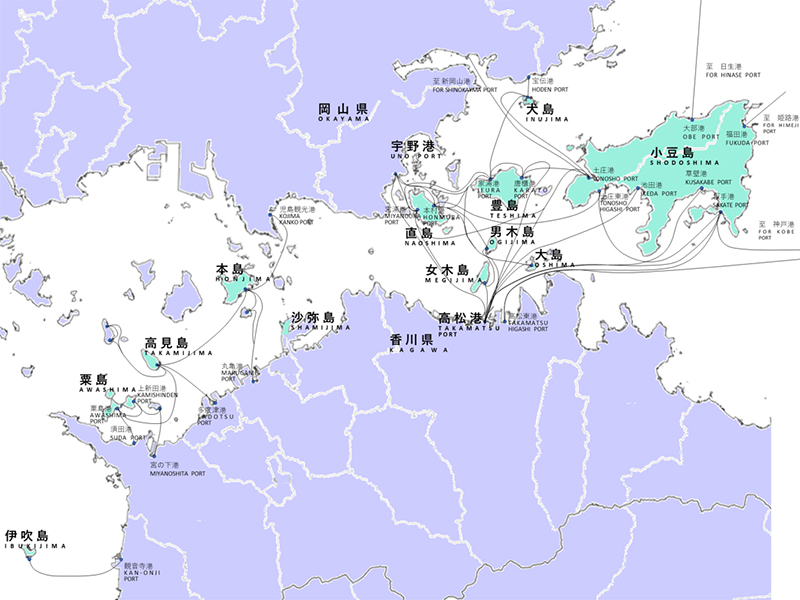 香川県関係の観光資源の世界的評価