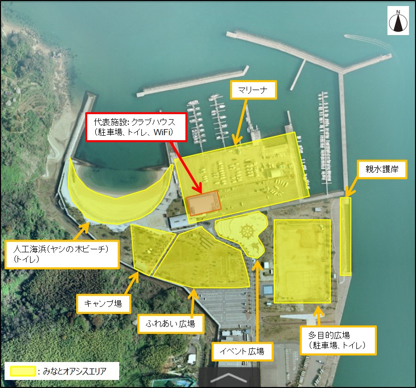 みなとオアシスマリンパーク新居浜空撮